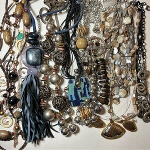 12pc CHICO’S Fashion Jewelry Lot Necklaces